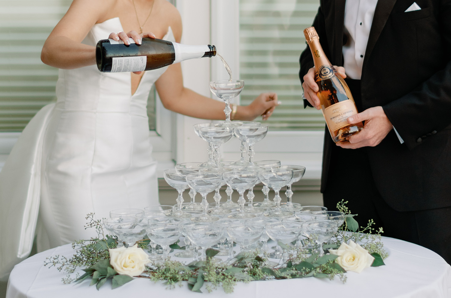 Champagne Coupe Tower