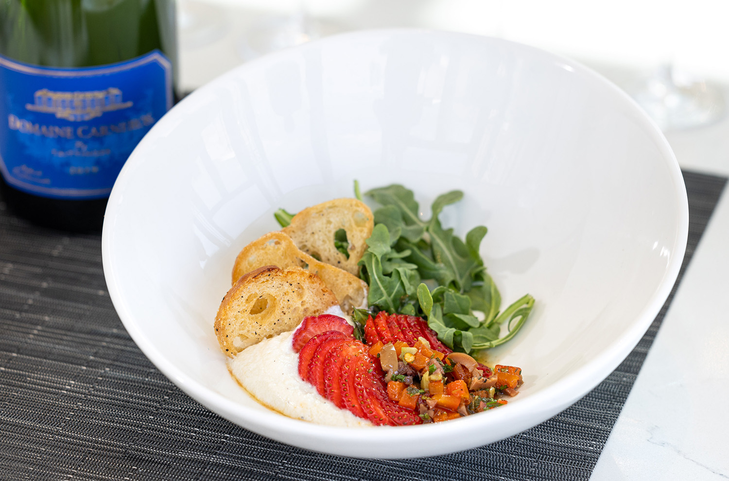 bowl of stracciatella